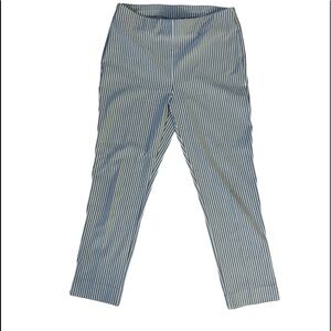 Chico’s Gray stripped pants
